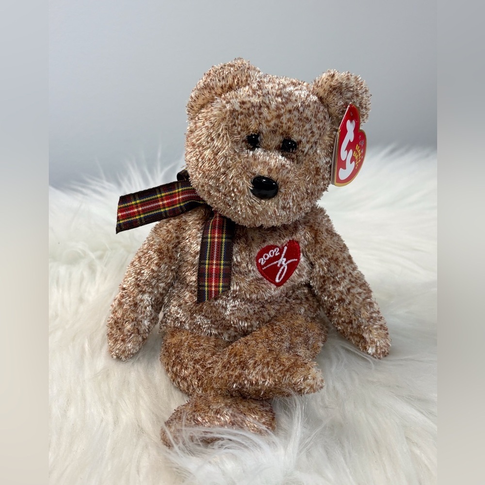 Ty(45)Signature Bear with Brown and Cream Fur